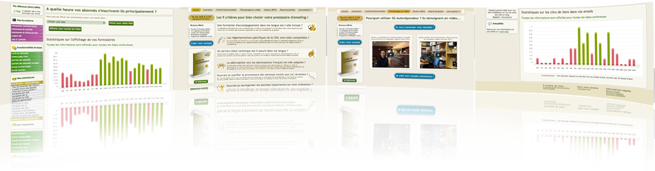 fonctionnalités SG Autorépondeur Aperçu de l'espace client